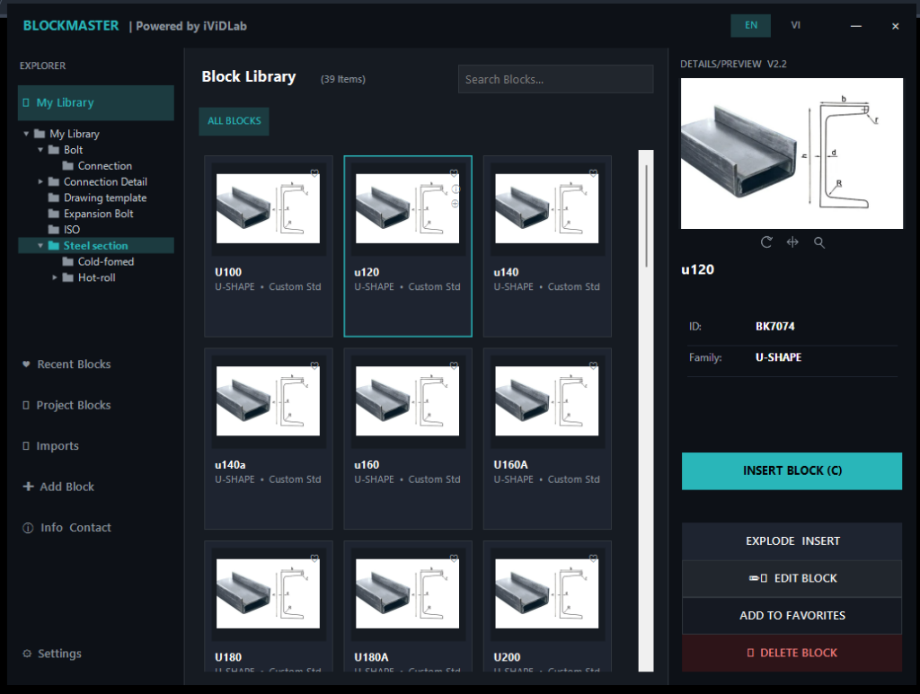 BLOCKMASTER UI