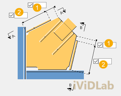 Stiffener layout settings